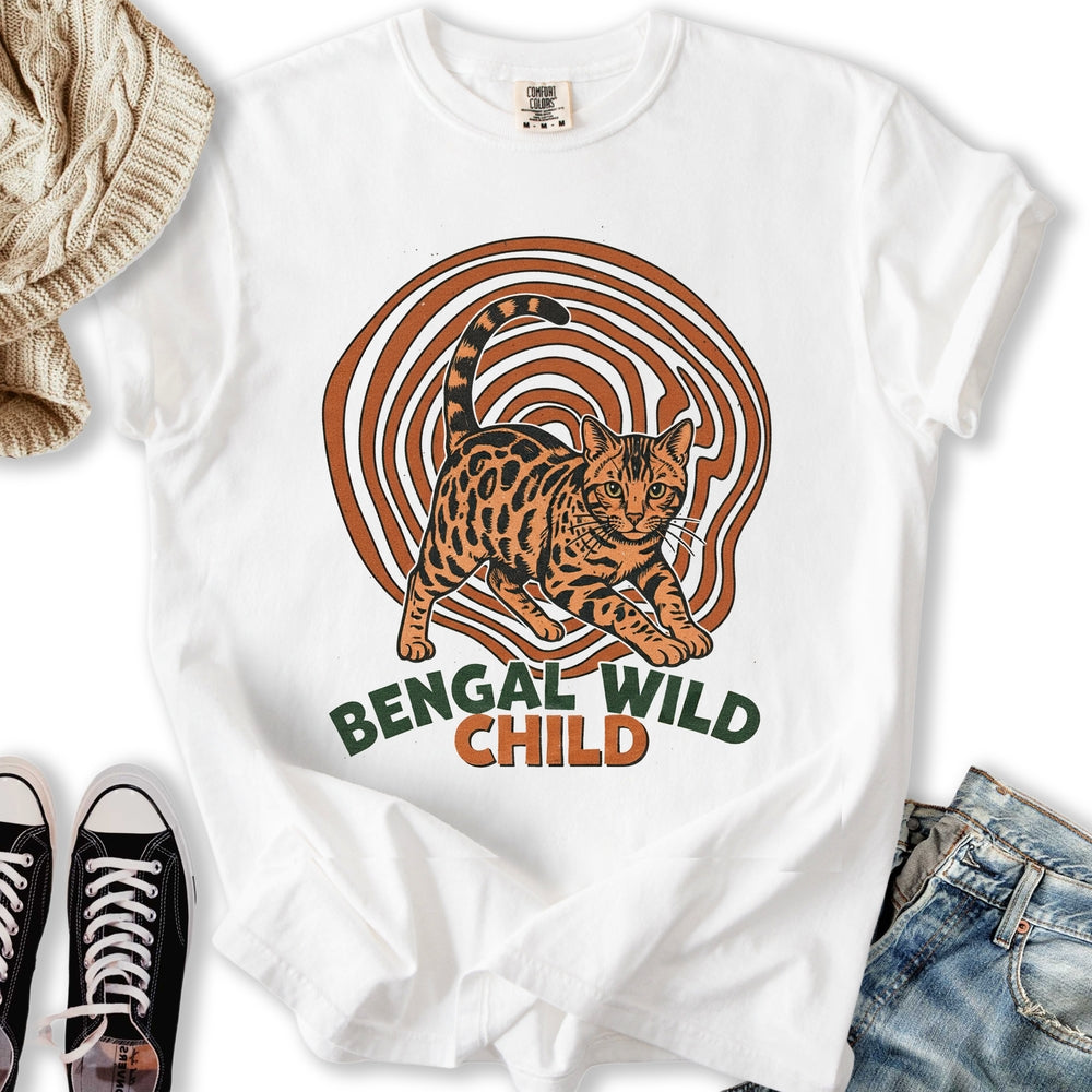 Bengal Wild Child - Adult & Kids T-Shirts, Sweatshirts & Hoodies apparel design preview 2