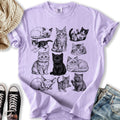 Tattoo Style Cats - Adult & Kids T-Shirts, Sweatshirts & Hoodies apparel design preview 1