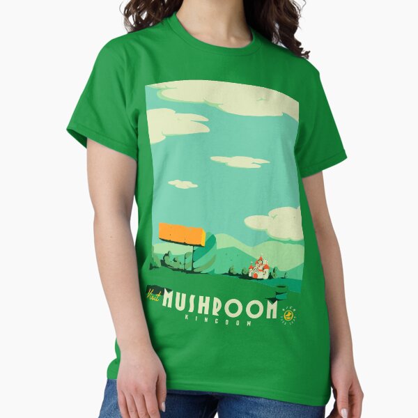 Visit mushroom kingdom - Adult & Kids T-Shirts, Sweatshirts & Hoodies apparel design preview 1