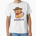 I draw billy the kitten being cowboy cat he is meowdy - Adult & Kids T-Shirts, Sweatshirts & Hoodies apparel design preview 1