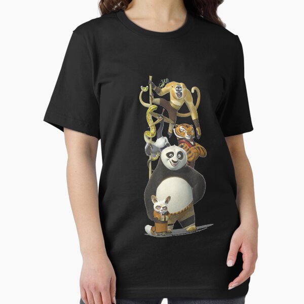 Kung Fu Bear Po And The Furious Five Portrait - Adult & Kids T-Shirts, Sweatshirts & Hoodies apparel design preview 1