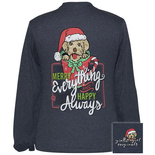 Girlie Girl Originals Merry Everything Puppy - Adult & Kids T-Shirts, Sweatshirts & Hoodies apparel design preview 1