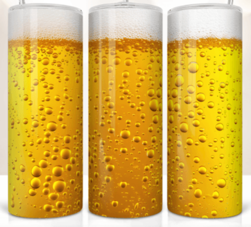 Draft Beer 20 oz Skinny Tumbler Cup With Straw - Adult & Kids T-Shirts, Sweatshirts & Hoodies apparel design preview 1