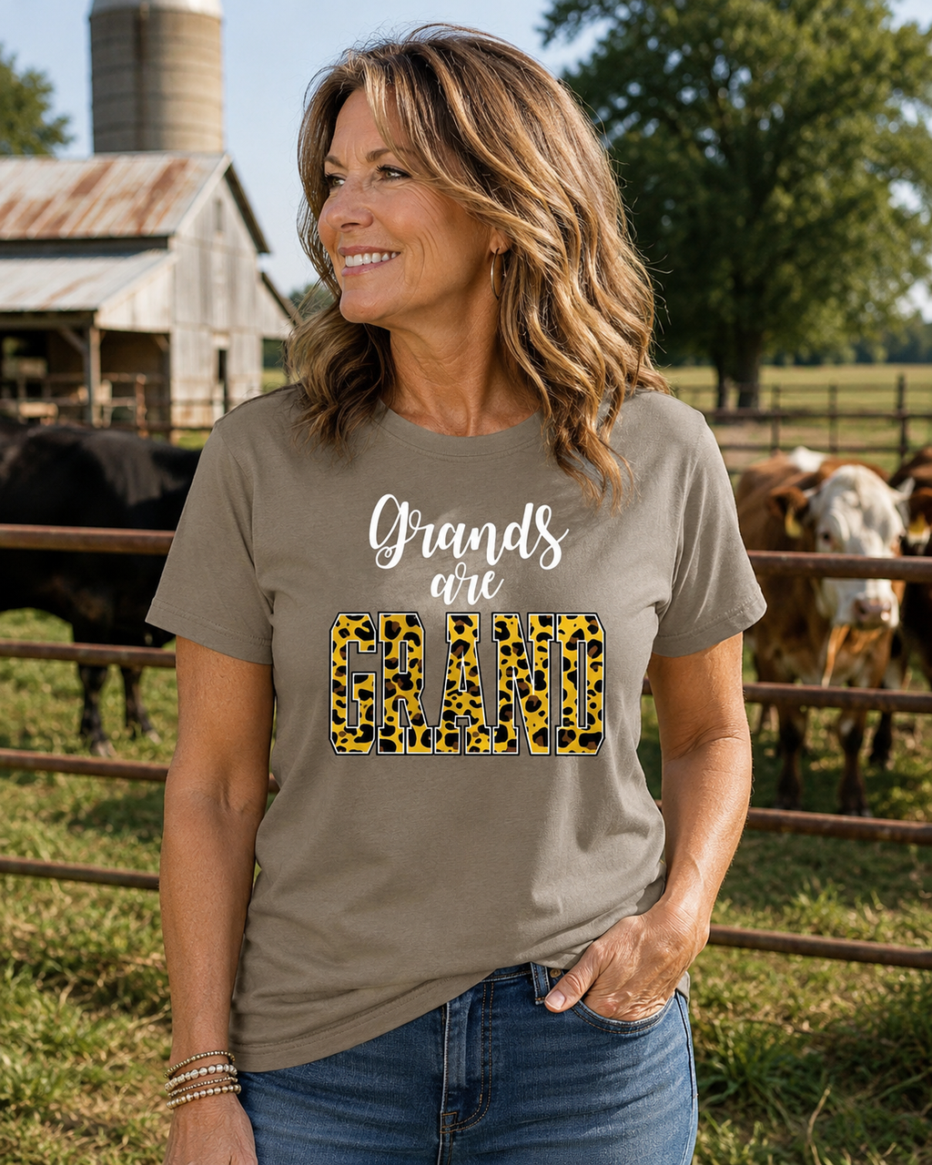 SALE Sassy Frass Grands Are Grand Grandma Canvas - Adult & Kids T-Shirts, Sweatshirts & Hoodies apparel design preview 1