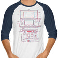 3DS 3/4 Sleeve Raglan - Adult & Kids T-Shirts, Sweatshirts & Hoodies apparel design preview 1