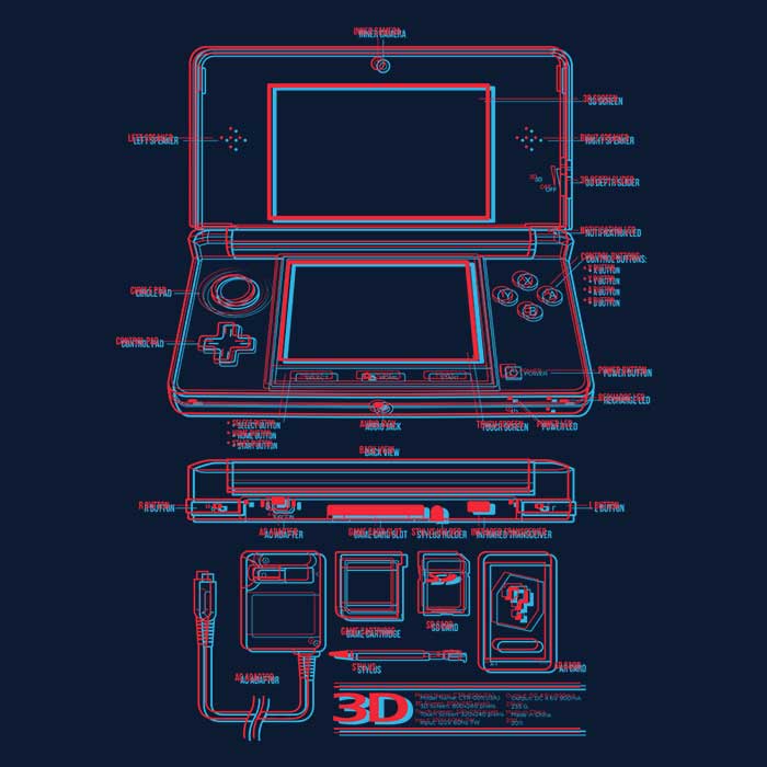 3DS Men's Apparel - Adult & Kids T-Shirts, Sweatshirts & Hoodies apparel design preview 2