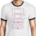 3DS Ringer - Adult & Kids T-Shirts, Sweatshirts & Hoodies apparel design preview 1