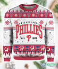 Philadelphia Phillies Baseball Christmas Ugly Sweater product image