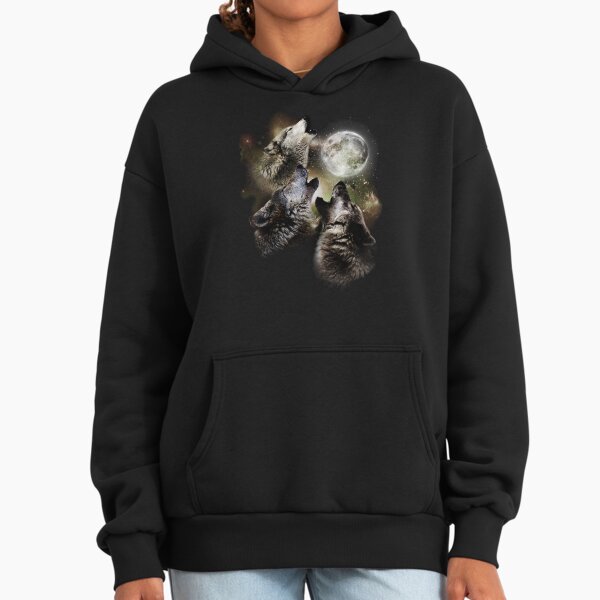 Direwolf Brothers Howling at Full Moon - Adult & Kids T-Shirts, Sweatshirts & Hoodies apparel design preview 1