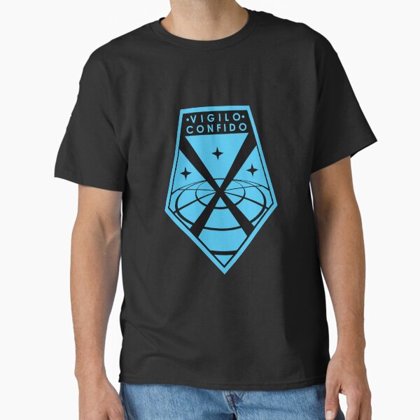 "Vigilo Confido" XCOM Logo - Adult & Kids T-Shirts, Sweatshirts & Hoodies apparel design preview 1