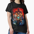 Stranger Things Fan Art Hawkins and the Upside Down - Adult & Kids T-Shirts, Sweatshirts & Hoodies apparel design preview 1