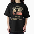 Vintage Volleyball Rather BE - Adult & Kids T-Shirts, Sweatshirts & Hoodies apparel design preview 1
