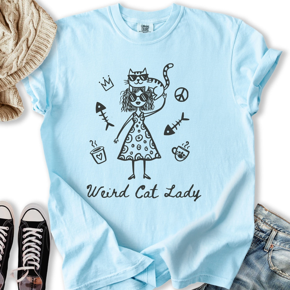 Weird Cat Lady - Adult & Kids T-Shirts, Sweatshirts & Hoodies apparel design preview 1