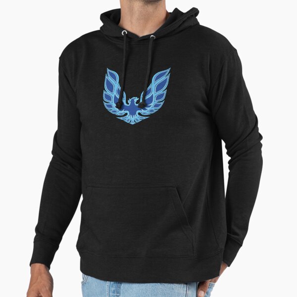 Pontiac Trans Am Firebird Blue Screaming Chicken 70s - Adult & Kids T-Shirts, Sweatshirts & Hoodies apparel design preview 1