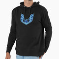 Pontiac Trans Am Firebird Blue Screaming Chicken 70s - Adult & Kids T-Shirts, Sweatshirts & Hoodies apparel design preview 1