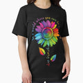 LGBTQ Rainbow Sunflower World Flower Pride Be - Adult & Kids T-Shirts, Sweatshirts & Hoodies apparel design preview 1