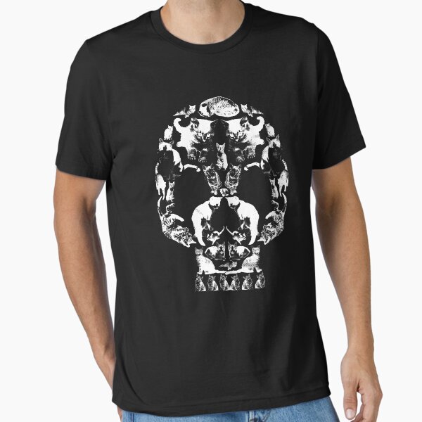 Cat skull death kitten ghost - Adult & Kids T-Shirts, Sweatshirts & Hoodies apparel design preview 1