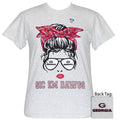 Girlie Girl Originals Preppy Georgia Messy Bun - Adult & Kids T-Shirts, Sweatshirts & Hoodies apparel design preview 1