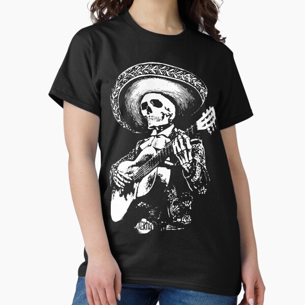 MARIACHI SKULL MEXICAN MUSIC - Adult & Kids T-Shirts, Sweatshirts & Hoodies apparel design preview 1