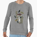 Amanita Muscaria with moths and leaves botanical - Adult & Kids T-Shirts, Sweatshirts & Hoodies apparel design preview 1