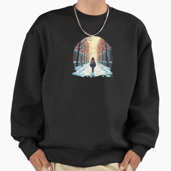Winter Morning Walk - Adult & Kids T-Shirts, Sweatshirts & Hoodies apparel design preview 1