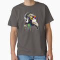 Pondering Dj Chimp color splash monkey - Adult & Kids T-Shirts, Sweatshirts & Hoodies apparel design preview 1