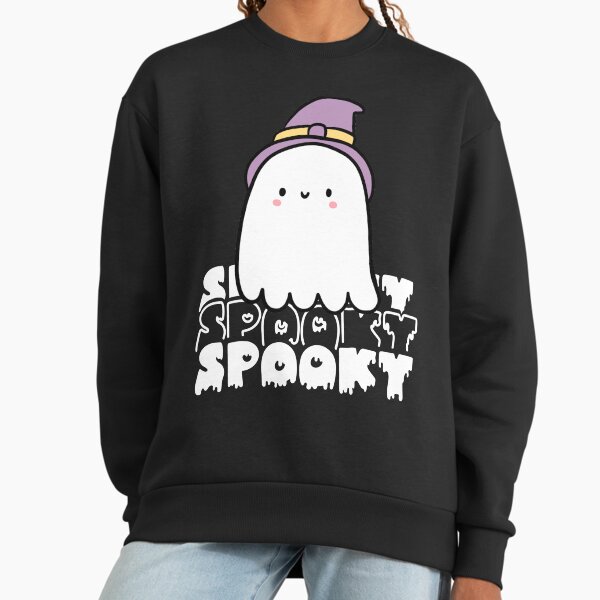 Cute Spooky Witch Ghost Fun Retro Halloween - Adult & Kids T-Shirts, Sweatshirts & Hoodies apparel design preview 1