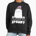 Cute Spooky Witch Ghost Fun Retro Halloween - Adult & Kids T-Shirts, Sweatshirts & Hoodies apparel design preview 1