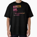 Barista Girl Definition in Watercolor - Adult & Kids T-Shirts, Sweatshirts & Hoodies apparel design preview 1