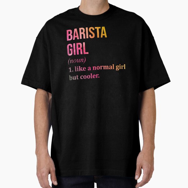 Barista Girl Definition in Watercolor - Adult & Kids T-Shirts, Sweatshirts & Hoodies apparel design preview 1