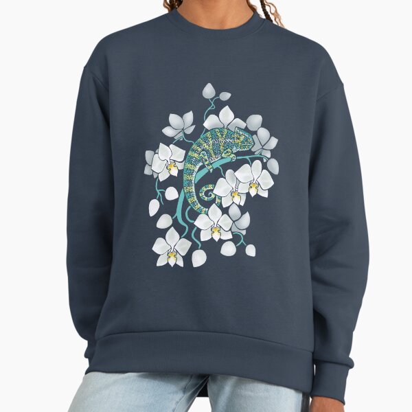 Chameleons and orchids - Adult & Kids T-Shirts, Sweatshirts & Hoodies apparel design preview 1