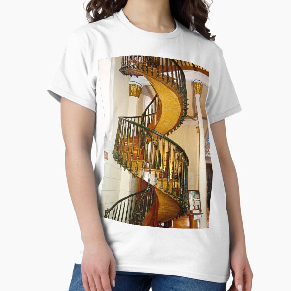 Loretto Chapel Staircase - Adult & Kids T-Shirts, Sweatshirts & Hoodies apparel design preview 1