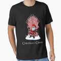 Christmas Is Coming Santa Candy Cane Throne - Adult & Kids T-Shirts, Sweatshirts & Hoodies apparel design preview 1