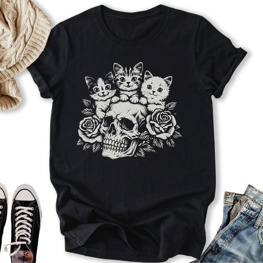Goth Kittens - Adult & Kids T-Shirts, Sweatshirts & Hoodies apparel design preview 1