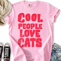 Cool People Love Cats - Adult & Kids T-Shirts, Sweatshirts & Hoodies apparel design preview 1