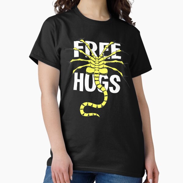 Free Hugs Alien - Adult & Kids T-Shirts, Sweatshirts & Hoodies apparel design preview 1