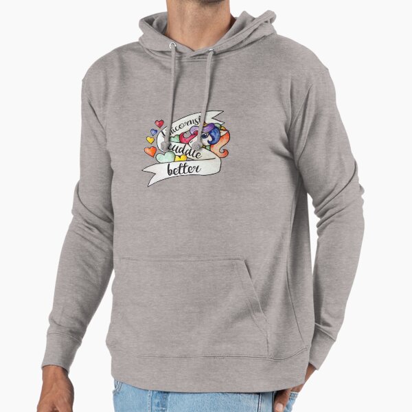 Unicorns cuddle better - Adult & Kids T-Shirts, Sweatshirts & Hoodies apparel design preview 1