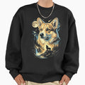 Corgi Howling At The Moon Wolves Meme Mystic Nature - Adult & Kids T-Shirts, Sweatshirts & Hoodies apparel design preview 1