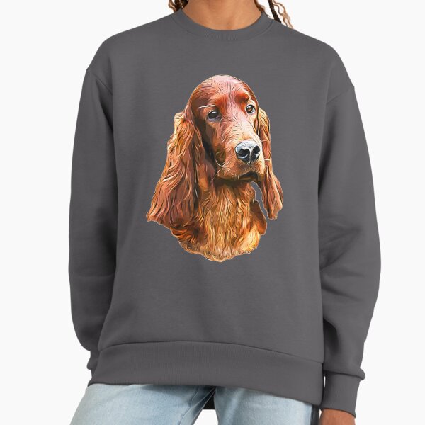 Irish Setter Glamorous Dog! - Adult & Kids T-Shirts, Sweatshirts & Hoodies apparel design preview 1