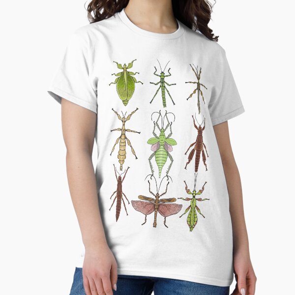 Stick insect Phasmatodea Pattern - Adult & Kids T-Shirts, Sweatshirts & Hoodies apparel design preview 1