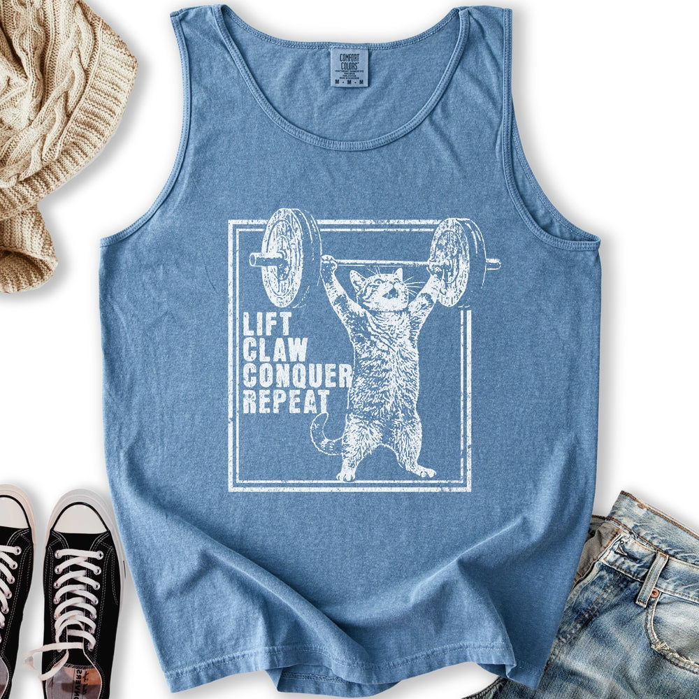 Lift Claw Conquer Tank - Adult & Kids T-Shirts, Sweatshirts & Hoodies apparel design preview 2