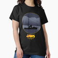 Jaws 50th Anniversary Shooting Star (Gold Variant) - Adult & Kids T-Shirts, Sweatshirts & Hoodies apparel design preview 1