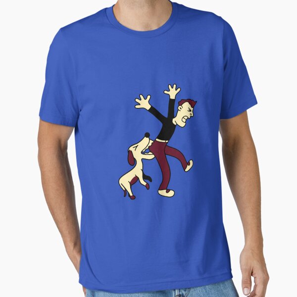 Dog Bites Man In The Ass - Adult & Kids T-Shirts, Sweatshirts & Hoodies apparel design preview 1