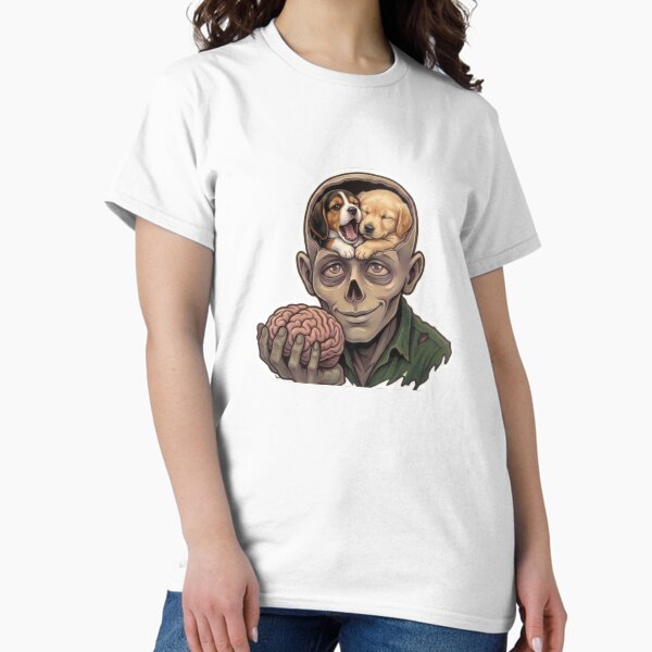 No brains, but love. - Adult & Kids T-Shirts, Sweatshirts & Hoodies apparel design preview 1