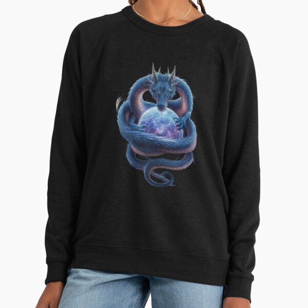 Purple dragon with sphere,Legendary Animals,dragon - Adult & Kids T-Shirts, Sweatshirts & Hoodies apparel design preview 1