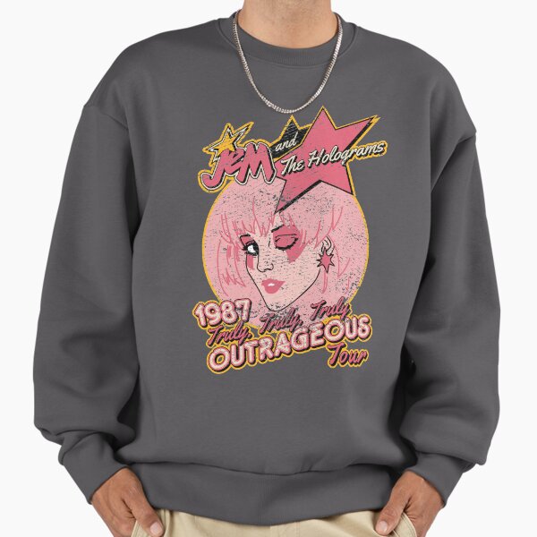 Jem and The Holograms Tour- Distressed - Adult & Kids T-Shirts, Sweatshirts & Hoodies apparel design preview 1