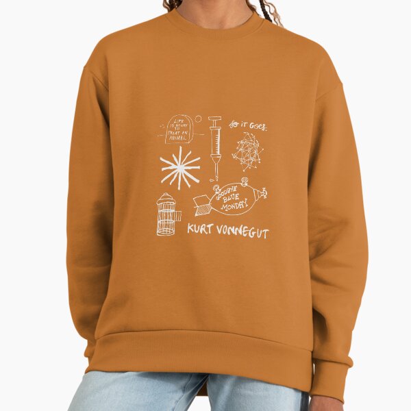 Ode to Vonnegut Pattern White - Adult & Kids T-Shirts, Sweatshirts & Hoodies apparel design preview 1