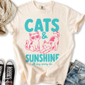 Cats and Sunshine - Adult & Kids T-Shirts, Sweatshirts & Hoodies apparel design preview 1