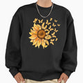 Sunflower and Butterfly - Adult & Kids T-Shirts, Sweatshirts & Hoodies apparel design preview 1