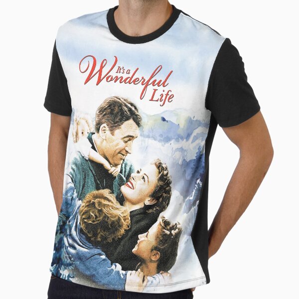 It's a Wonderful Life scene Graphic - Adult & Kids T-Shirts, Sweatshirts & Hoodies apparel design preview 1